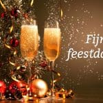 Fijne feestdagen en een gelukkig nieuwjaar