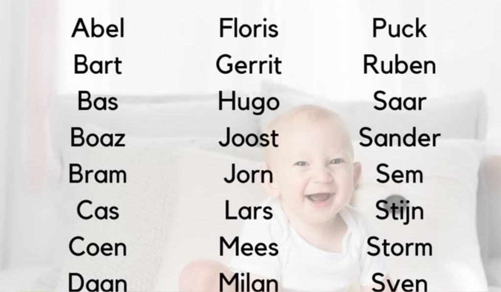 Nederlandse en Korte Jongensnamen