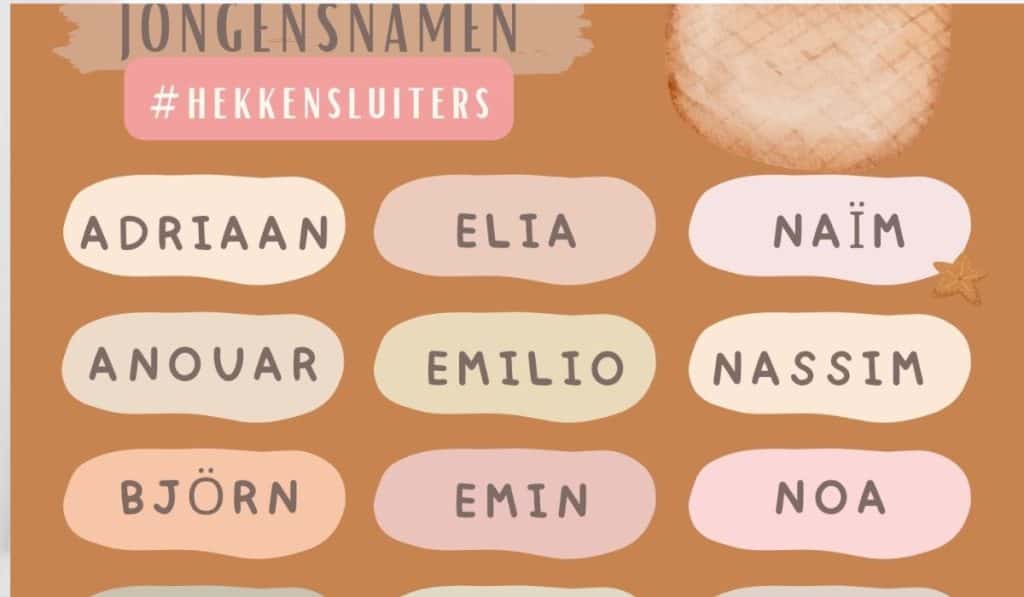 Nederlandse en Korte Jongensnamen