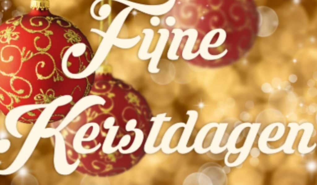 Fijne Feestdagen