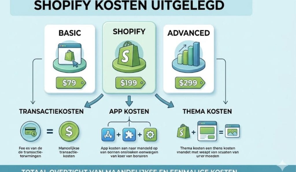Shopify kosten uitgelegd