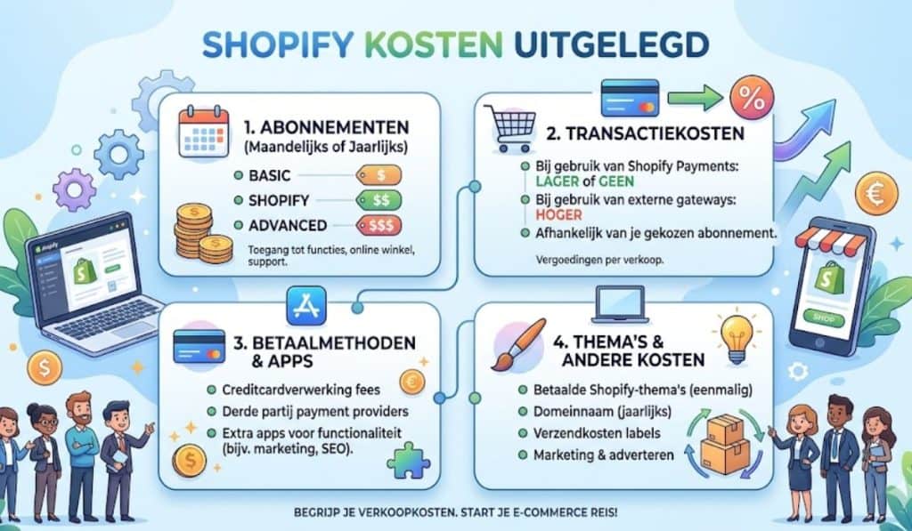 Shopify kosten uitgelegd